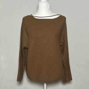 Brown Knit Sweater - size L